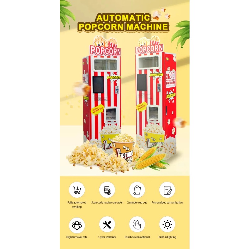 Machine à Popcorn Automatique  - Popcorn Vending Machine avis et prix