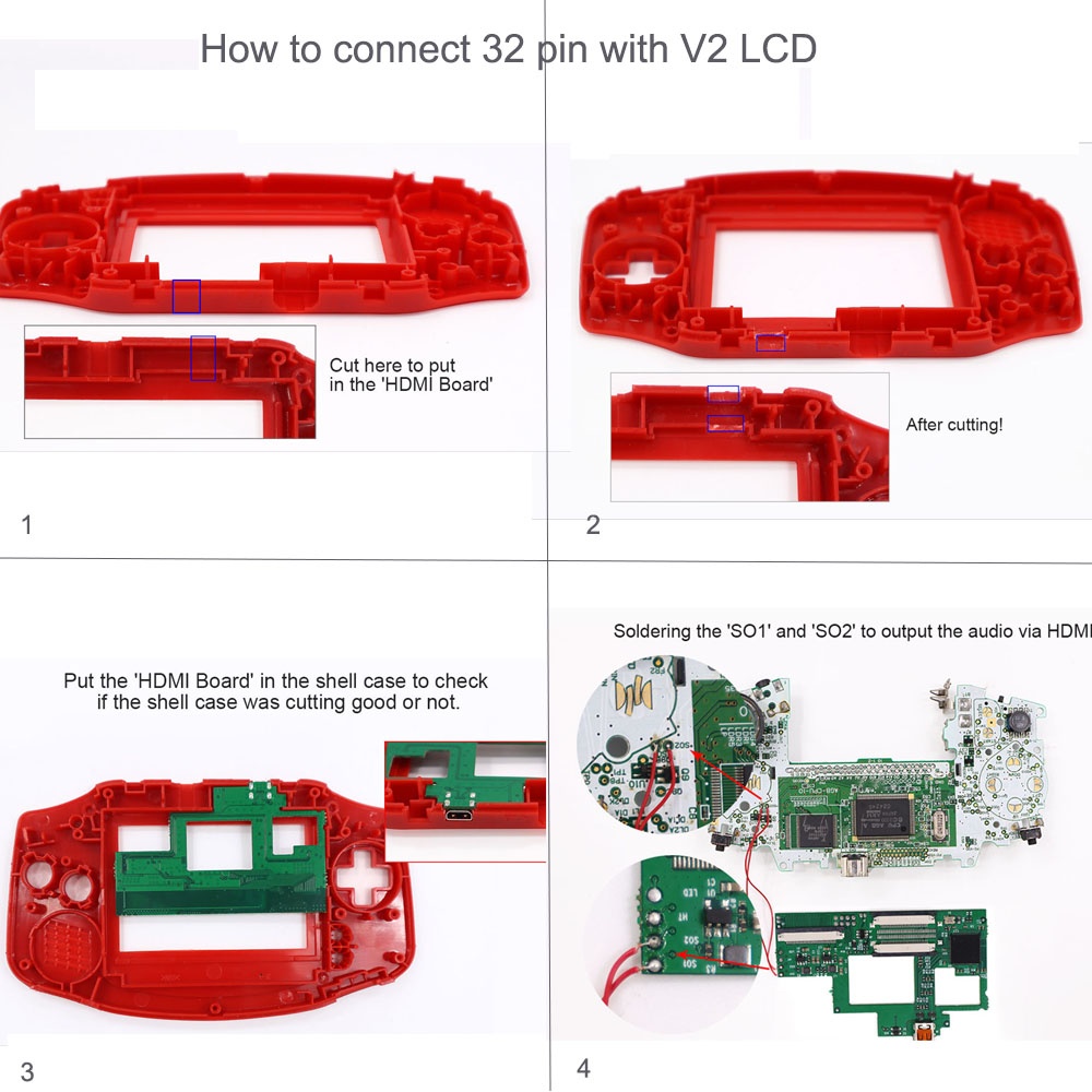Kit de modification HDMI 32 br - Arcade Button Pcb avis et prix