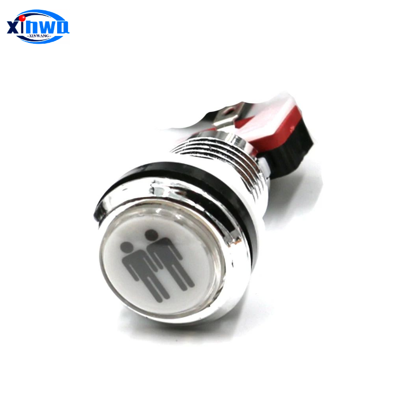 33mm Chrome bouton poussoir 12 - Arcade Button Pcb avis et prix